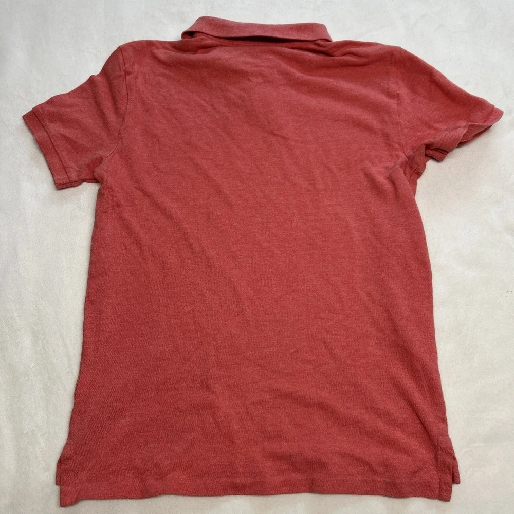 Polo Ralph Lauren Vintage Men's Coral Size Small Short Sleeve Polo Shirt